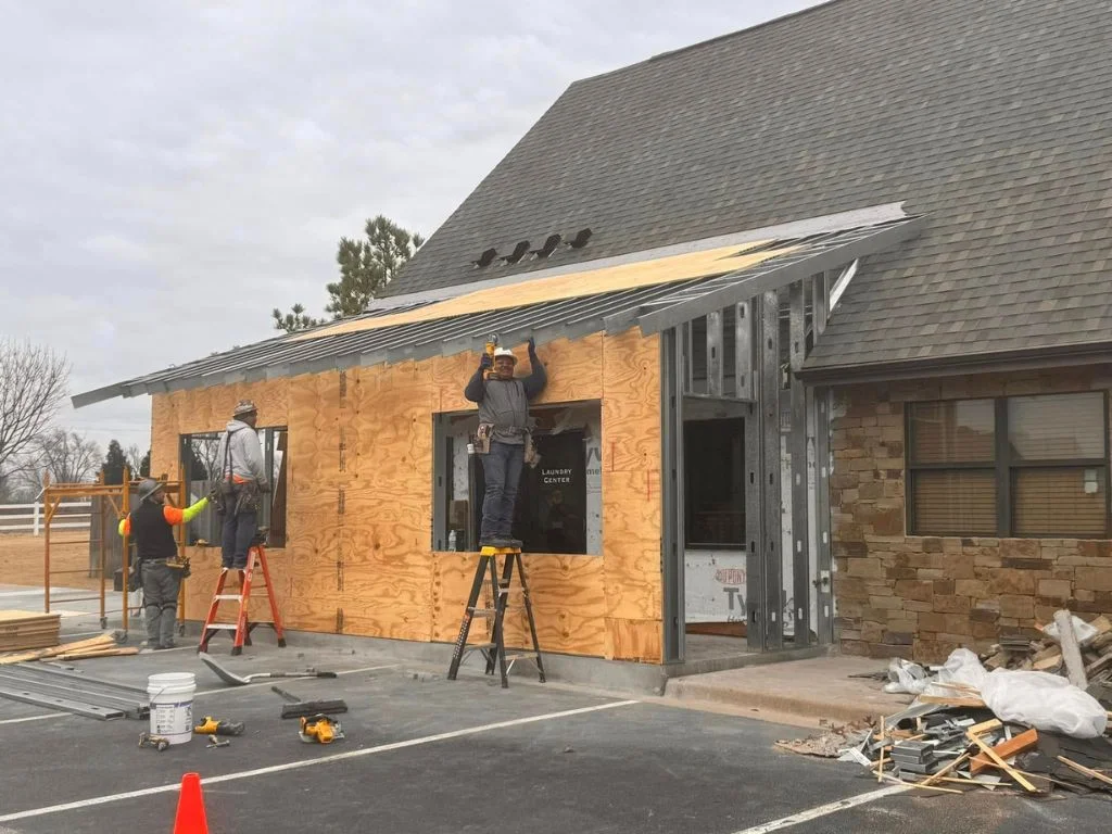 CMN Laundry Expansion Exterior Addition 01 Project