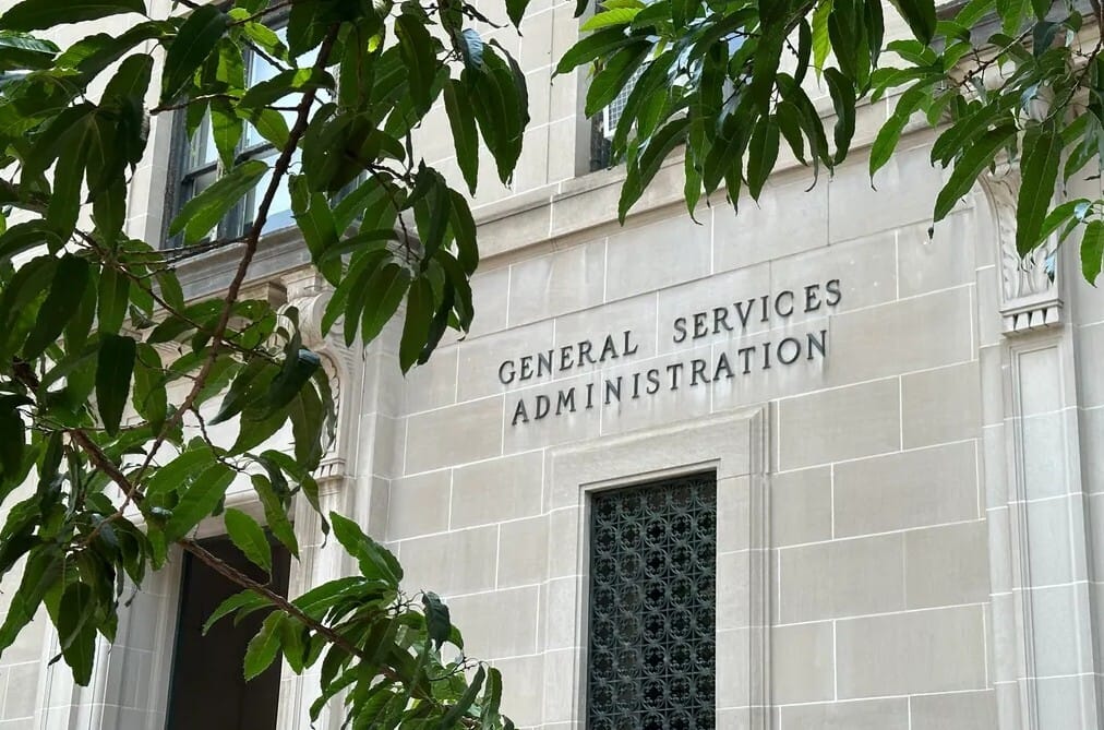 General Services Administration front view of Outdoor Building