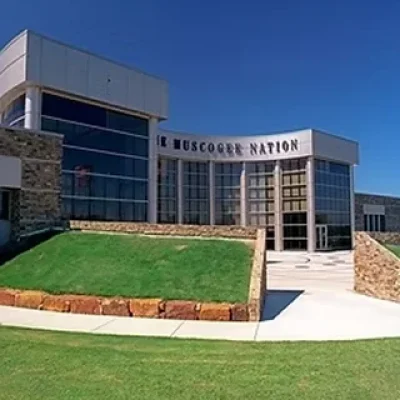 Front view of CMN Administration Building